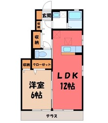 小山駅 徒歩24分 1階の物件間取画像